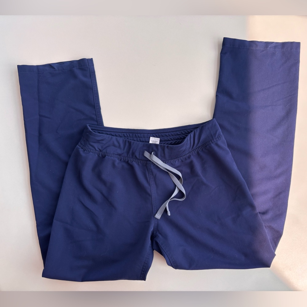 Navy blue figs scrub pants